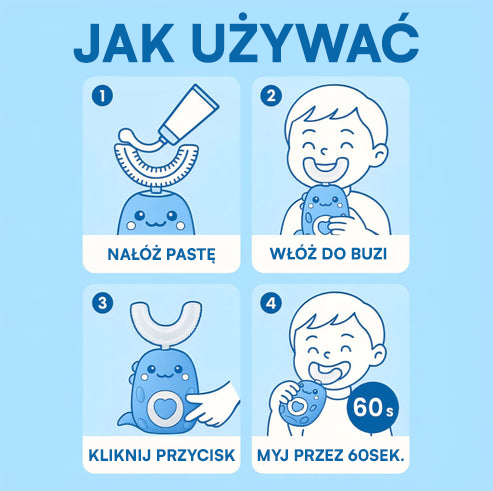 DinoBrush™ Szczoteczka Soniczna Dla Dzieci